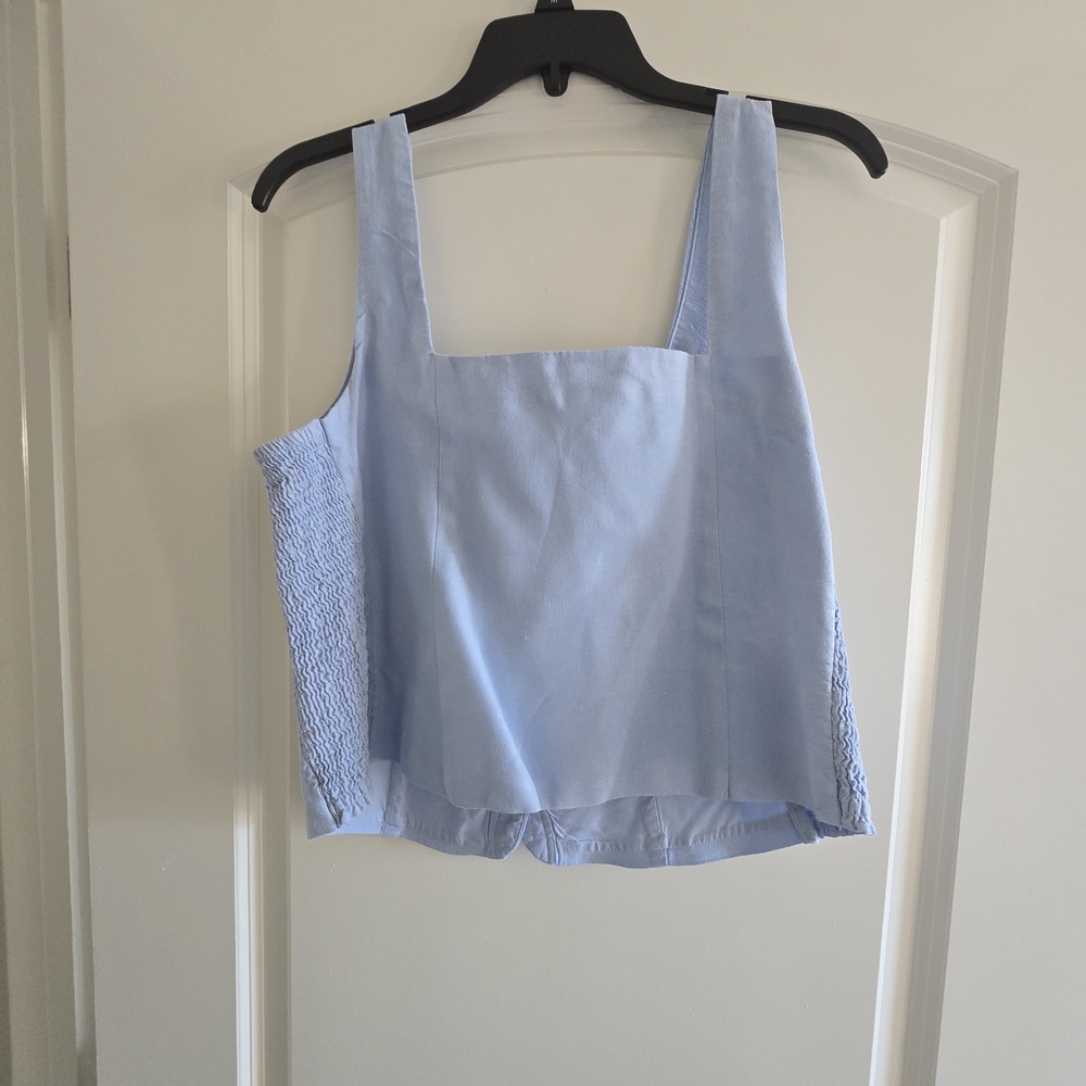 Old Navy Light Blue Crop Top